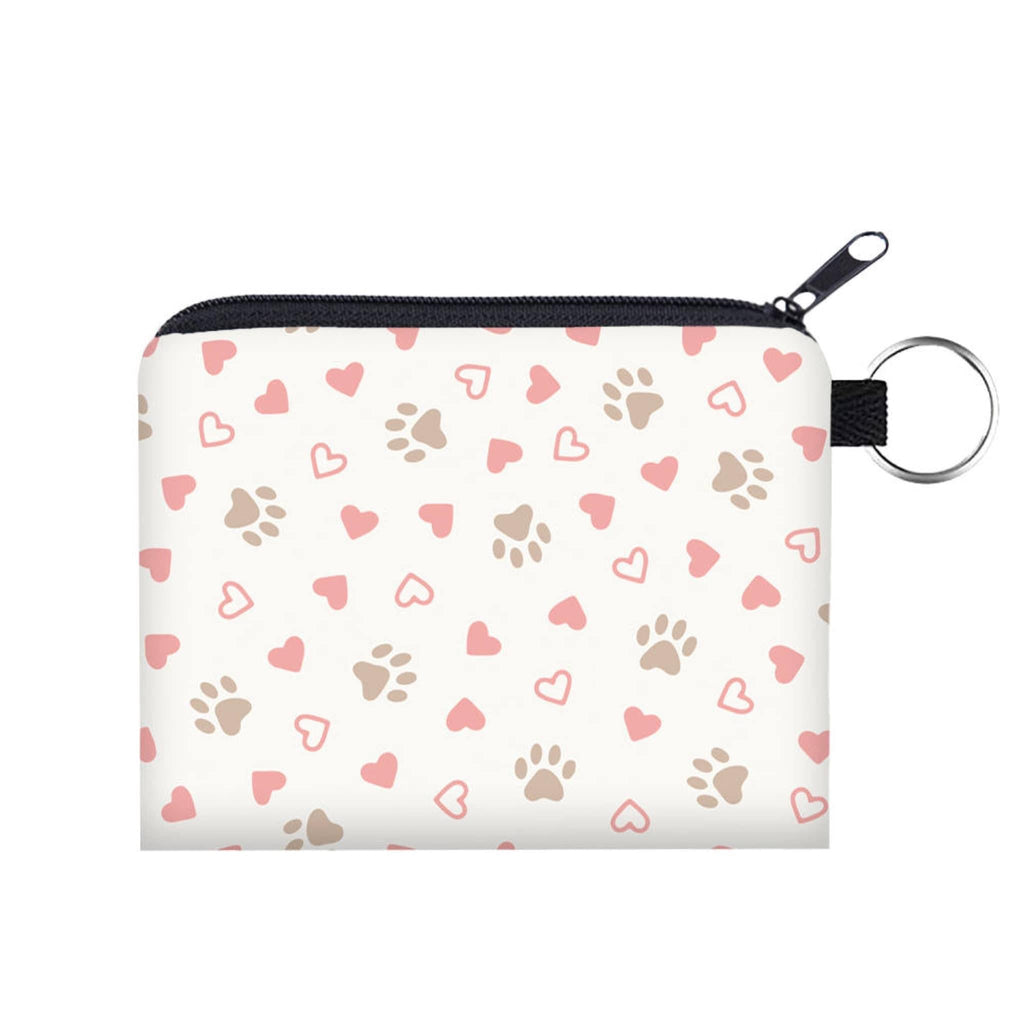 Mini Pouch - Paw & Hearts